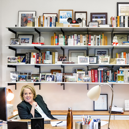 Robbie Kaplan in her office